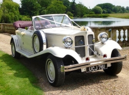 White Beauford for wedding hire in London